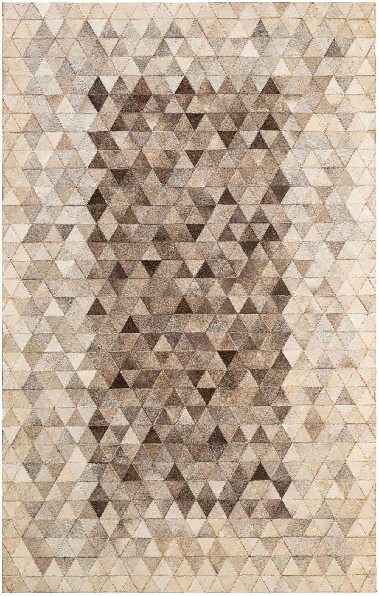 5' 1 x 7' 11 Cowhide - Patchwork Rug