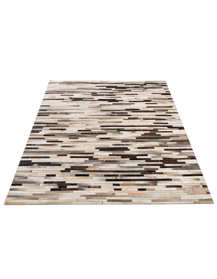 5' 3 x 8' Cowhide - Patchwork Rug