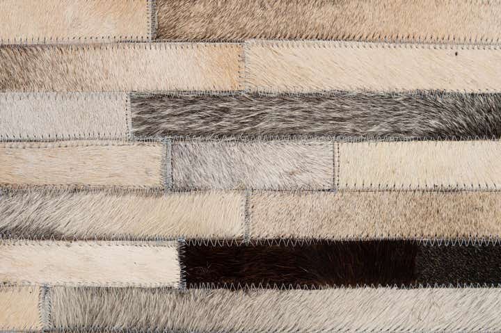 5' 3 x 8' Cowhide - Patchwork Rug