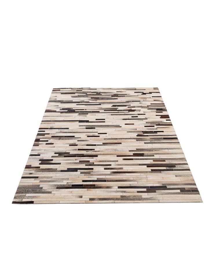 Detail image of 5' 1 x 7' 11 Cowhide - Patchwork Rug