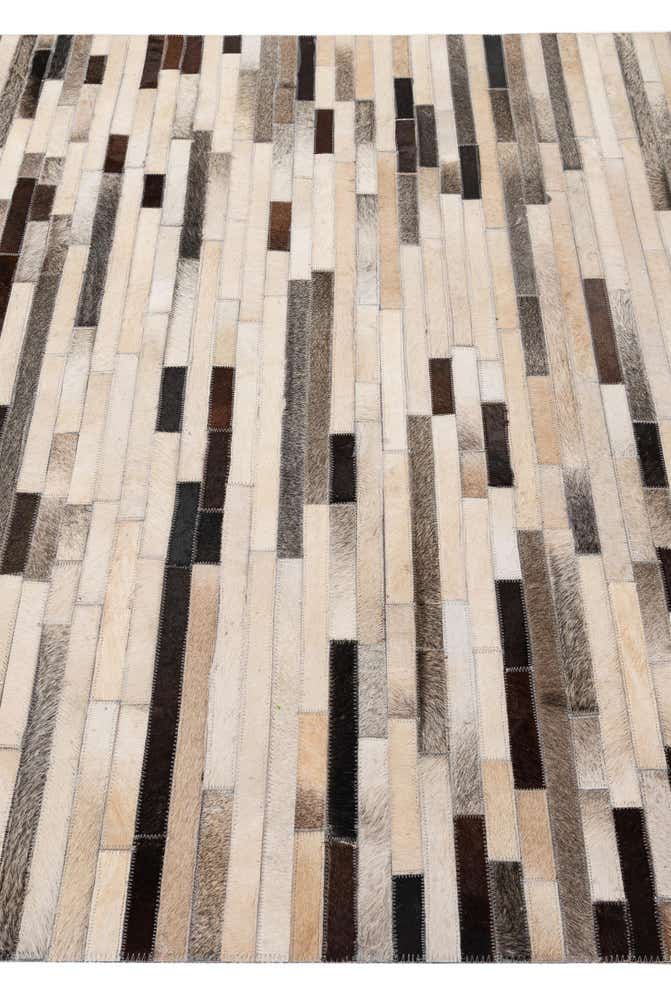 5' 1 x 7' 11 Cowhide - Patchwork Rug