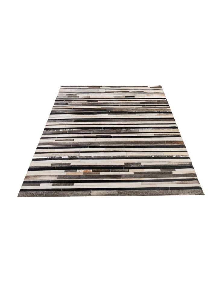 Detail image of 5' x 8' Cowhide - Patchwork Rug