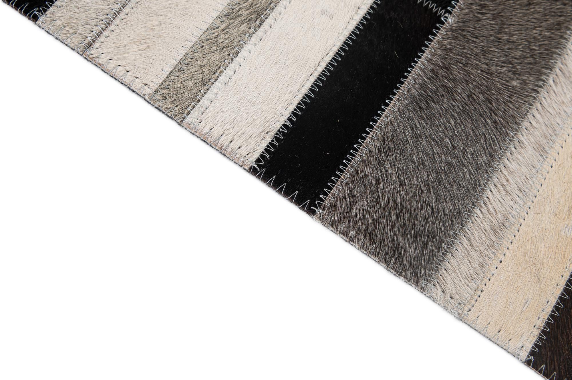 5' x 8' Cowhide - Patchwork Rug