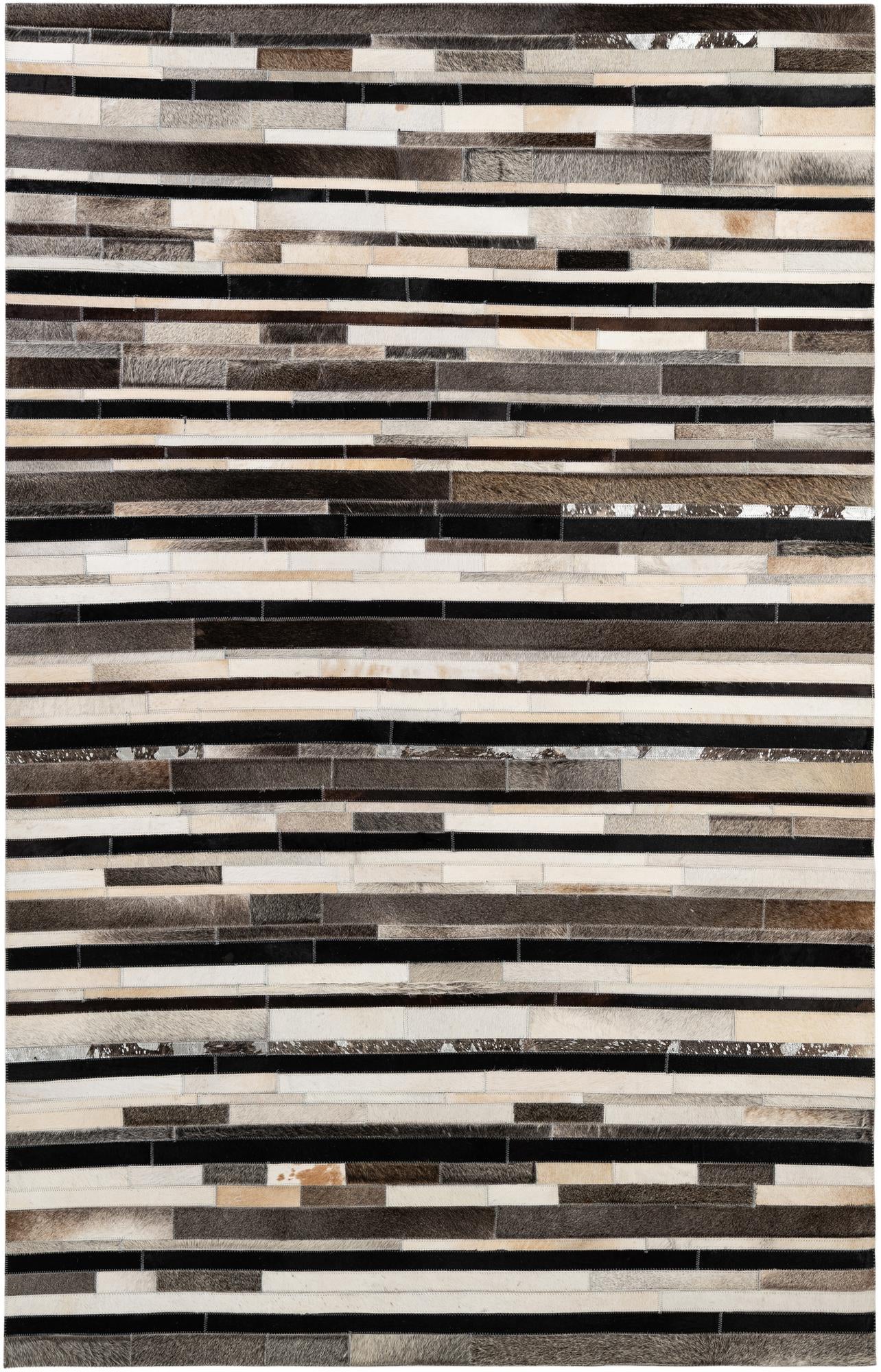 5' x 8' Cowhide - Patchwork Rug