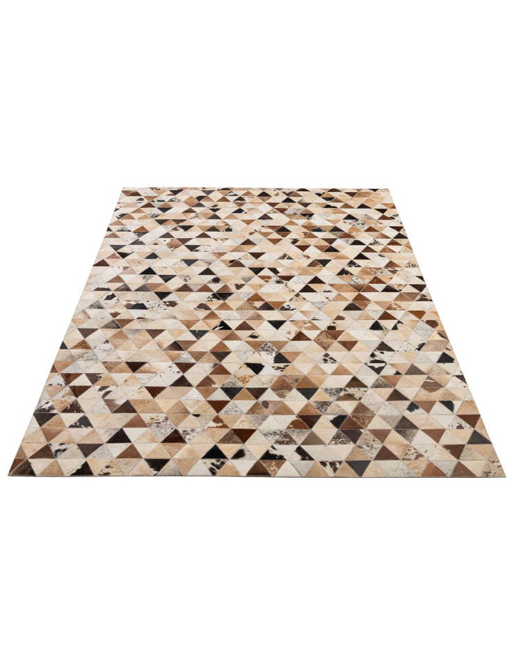 Detail image of 5' x 7' 11 Cowhide - Patchwork Rug