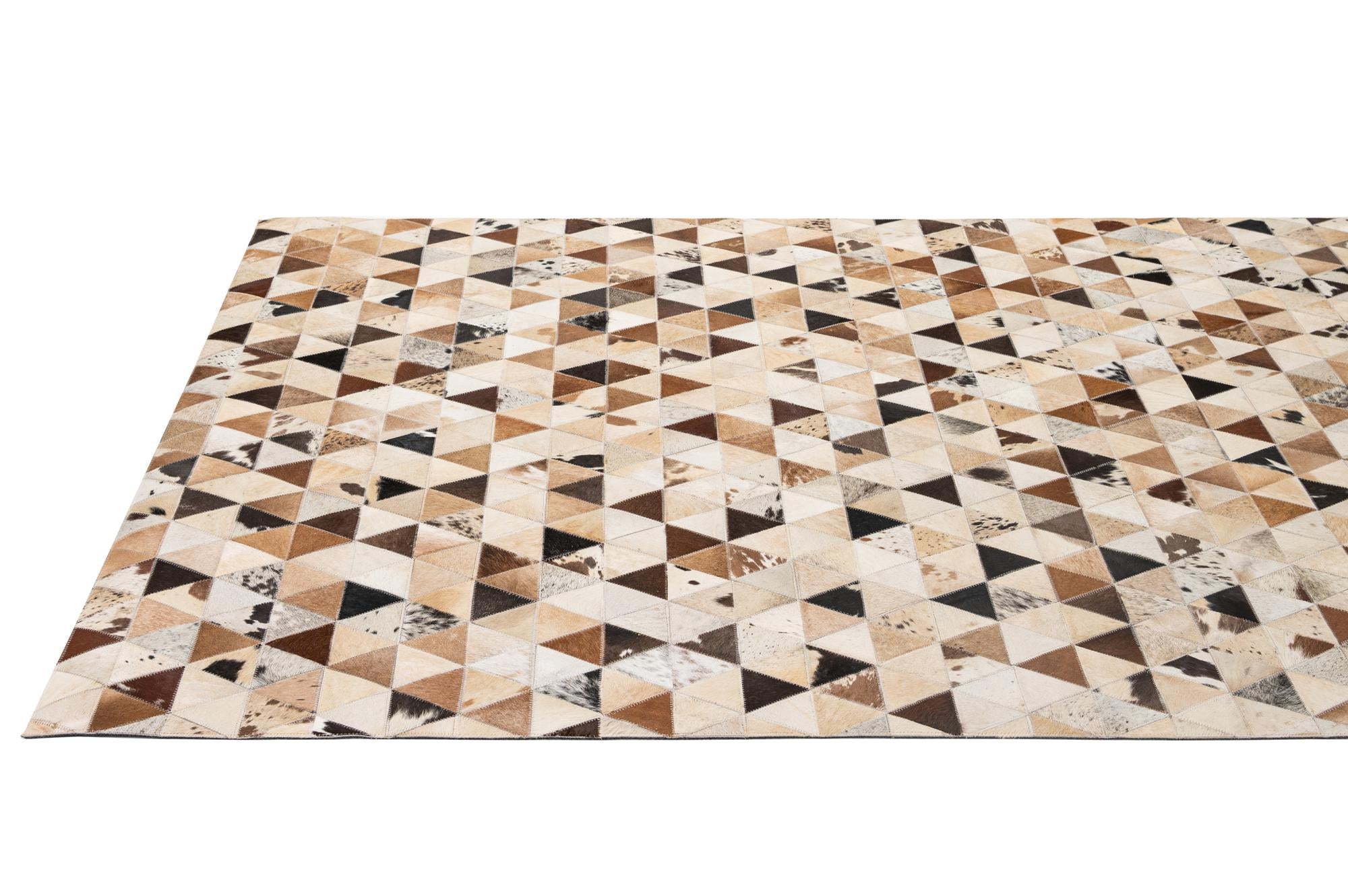 5' x 7' 11 Cowhide - Patchwork Rug