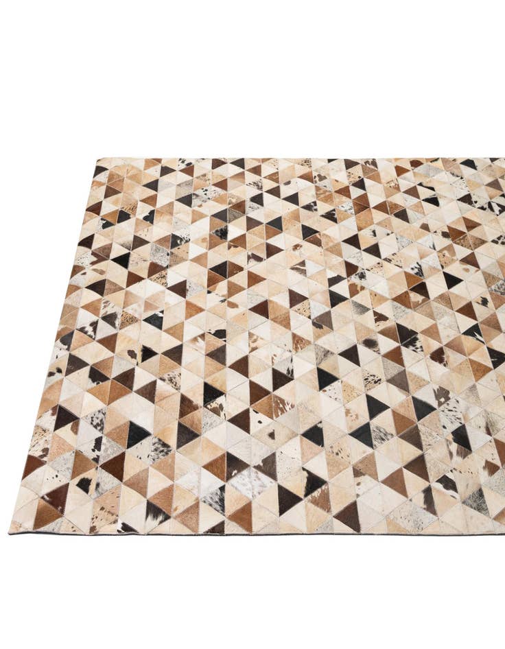 Detail image of 5' x 7' 11 Cowhide - Patchwork Rug