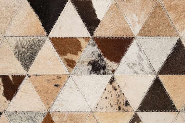 5' x 7' 11 Cowhide - Patchwork Rug