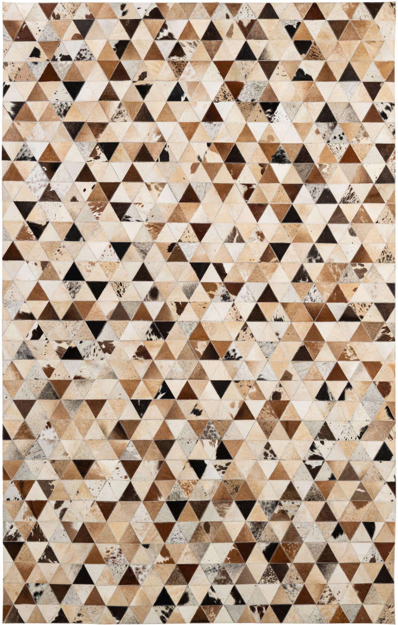 5' x 7' 11 Cowhide - Patchwork Rug