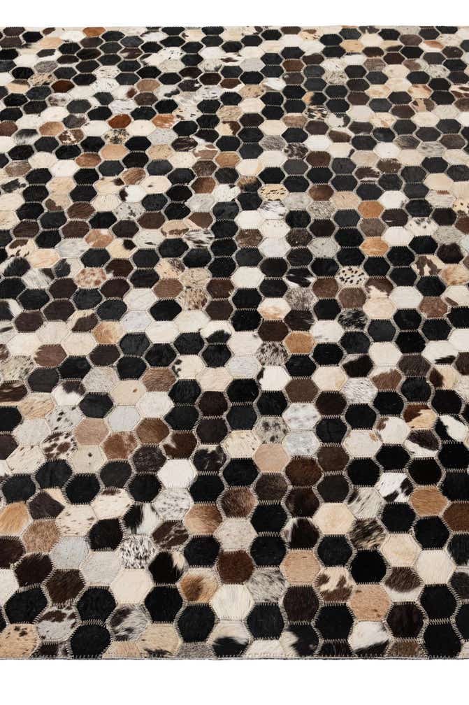 5' 1 x 7' 11 Cowhide - Patchwork Rug