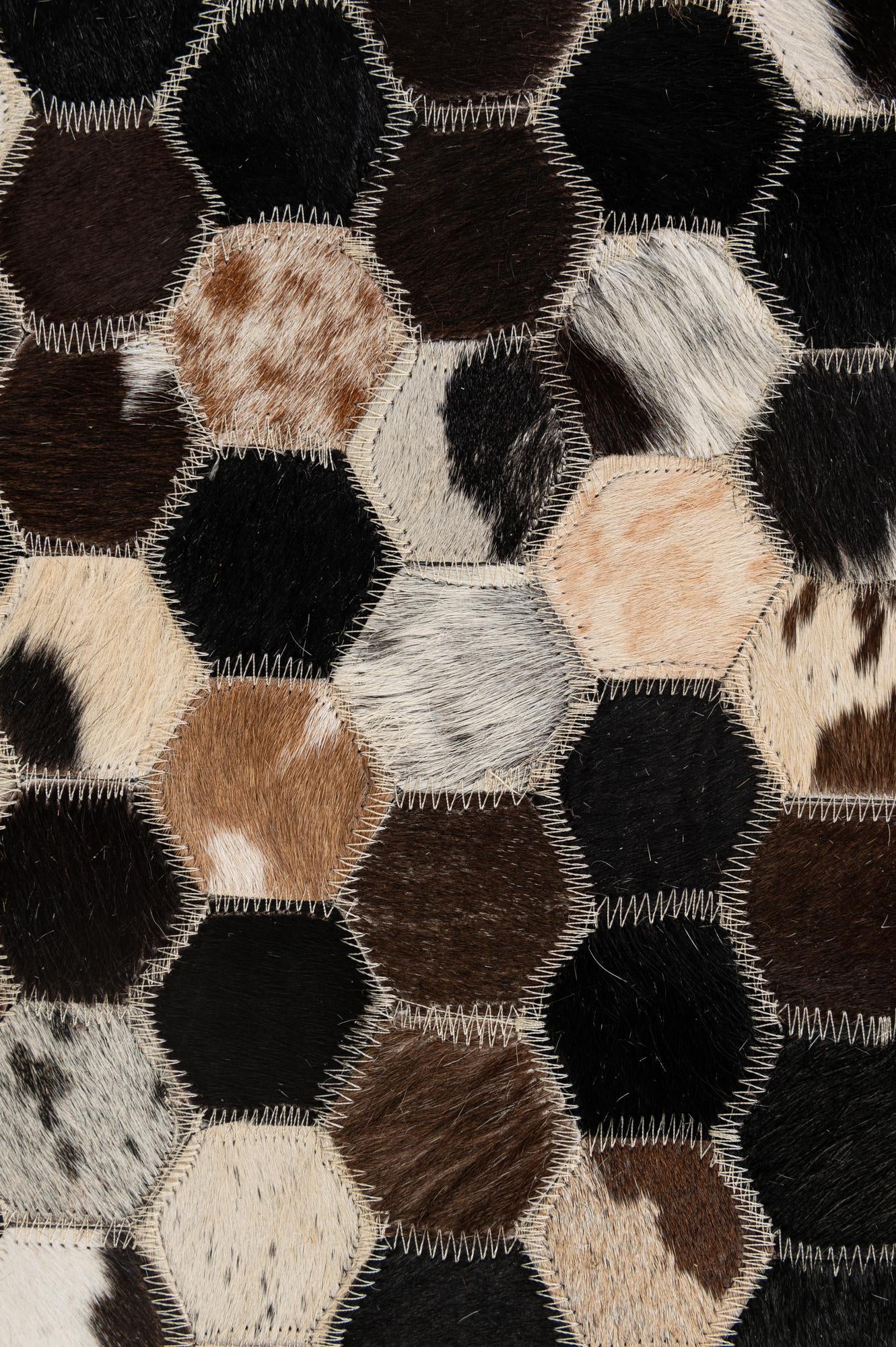 5' 1 x 7' 11 Cowhide - Patchwork Rug