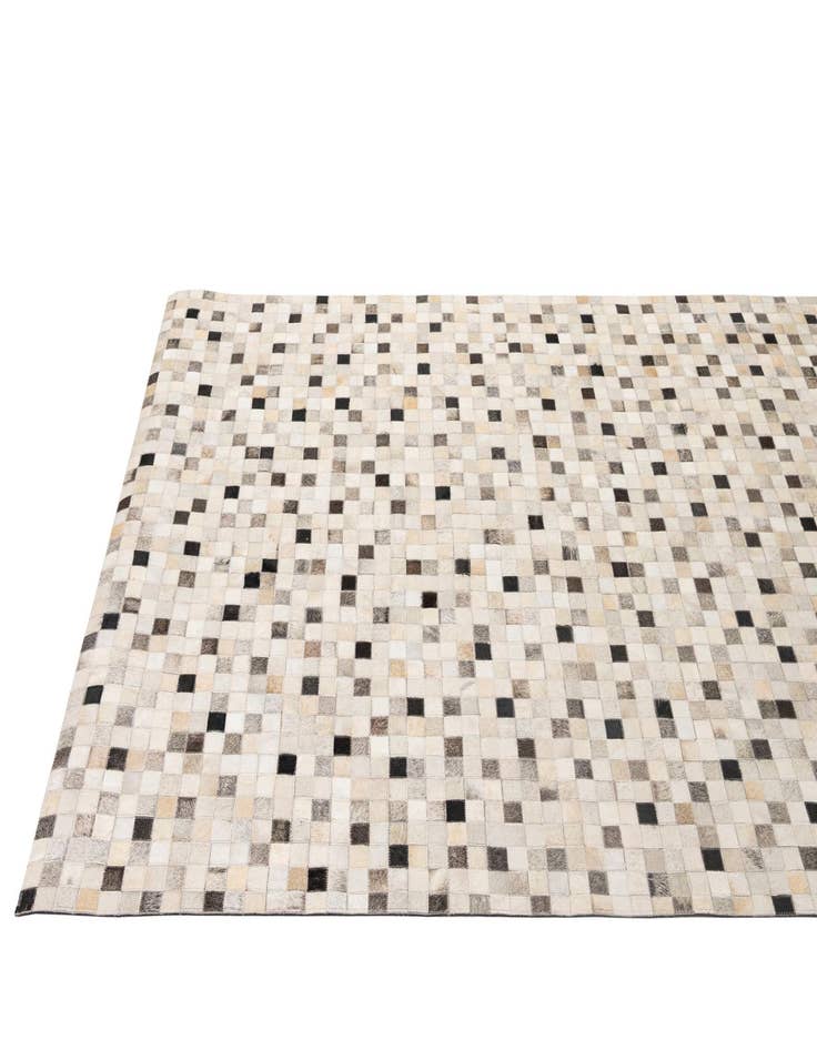 Detail image of 5' x 7' 11 Cowhide - Patchwork Rug