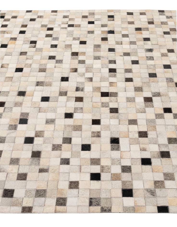 Detail image of 5' x 7' 11 Cowhide - Patchwork Rug