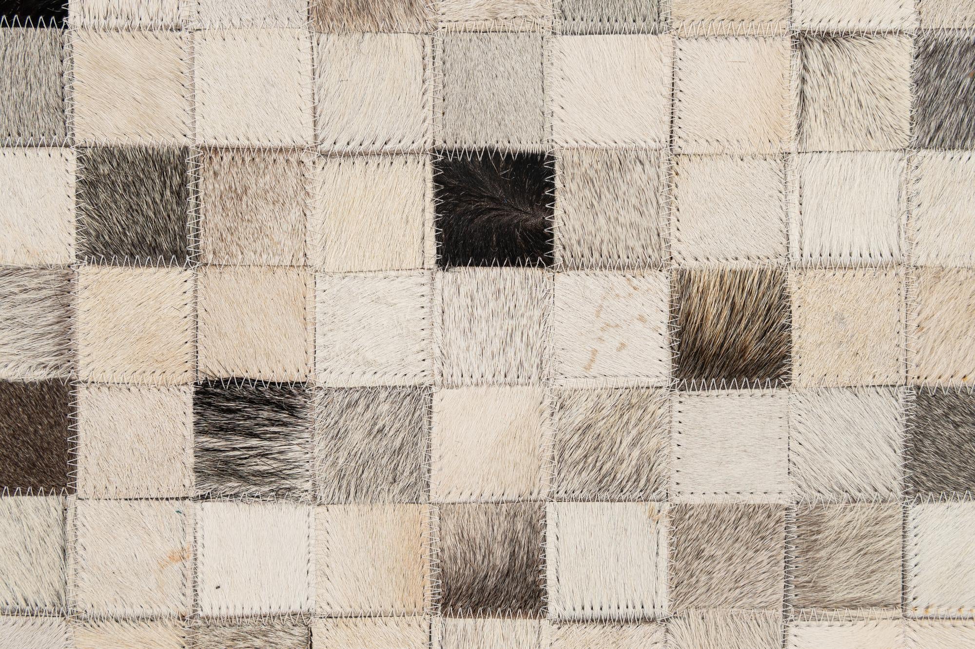 5' x 7' 11 Cowhide - Patchwork Rug