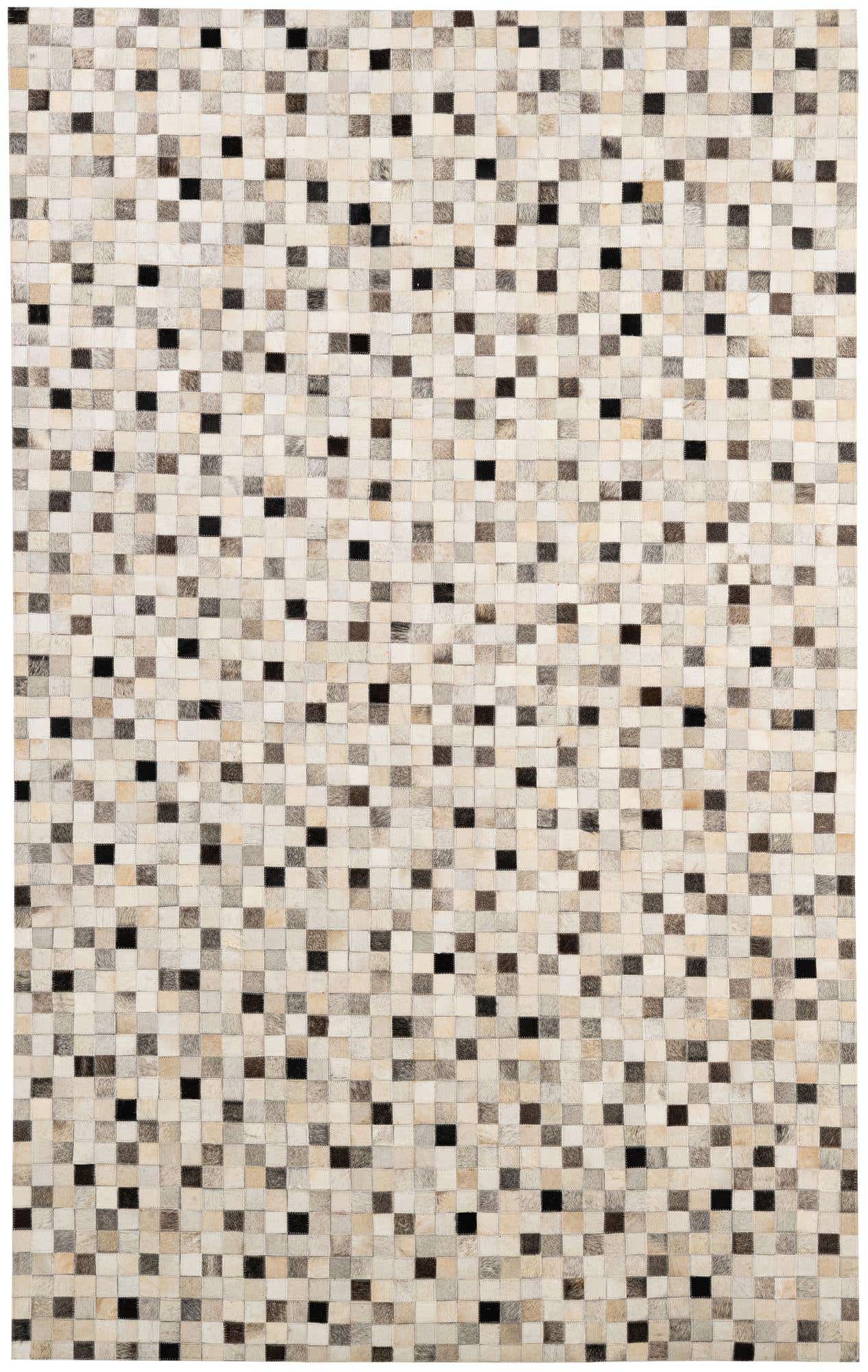 5' x 7' 11 Cowhide - Patchwork Rug
