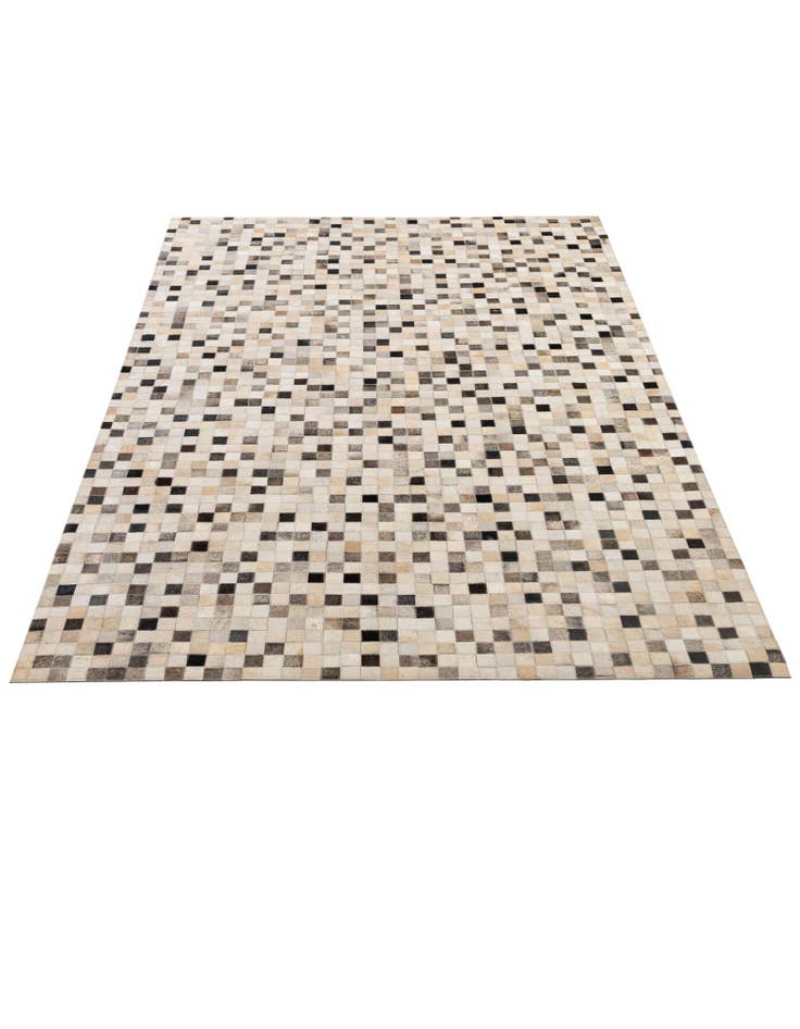 Detail image of 5' 1 x 7' 11 Cowhide - Patchwork Rug
