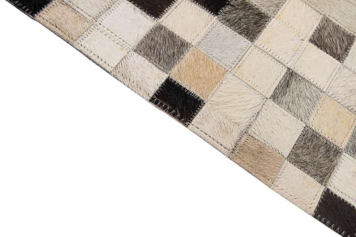 5' 1 x 7' 11 Cowhide - Patchwork Rug