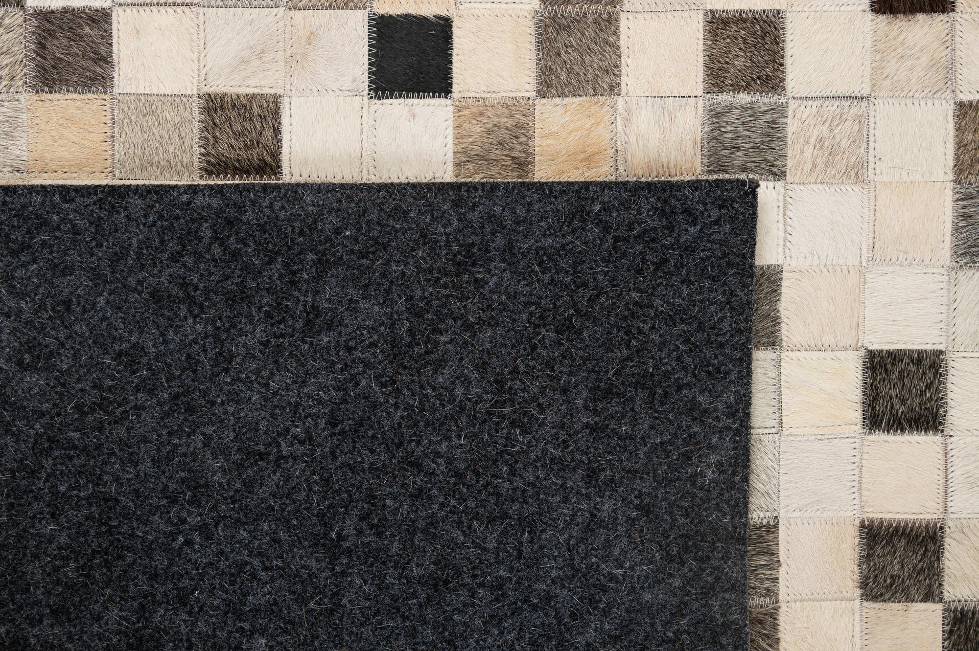 5' 1 x 7' 11 Cowhide - Patchwork Rug