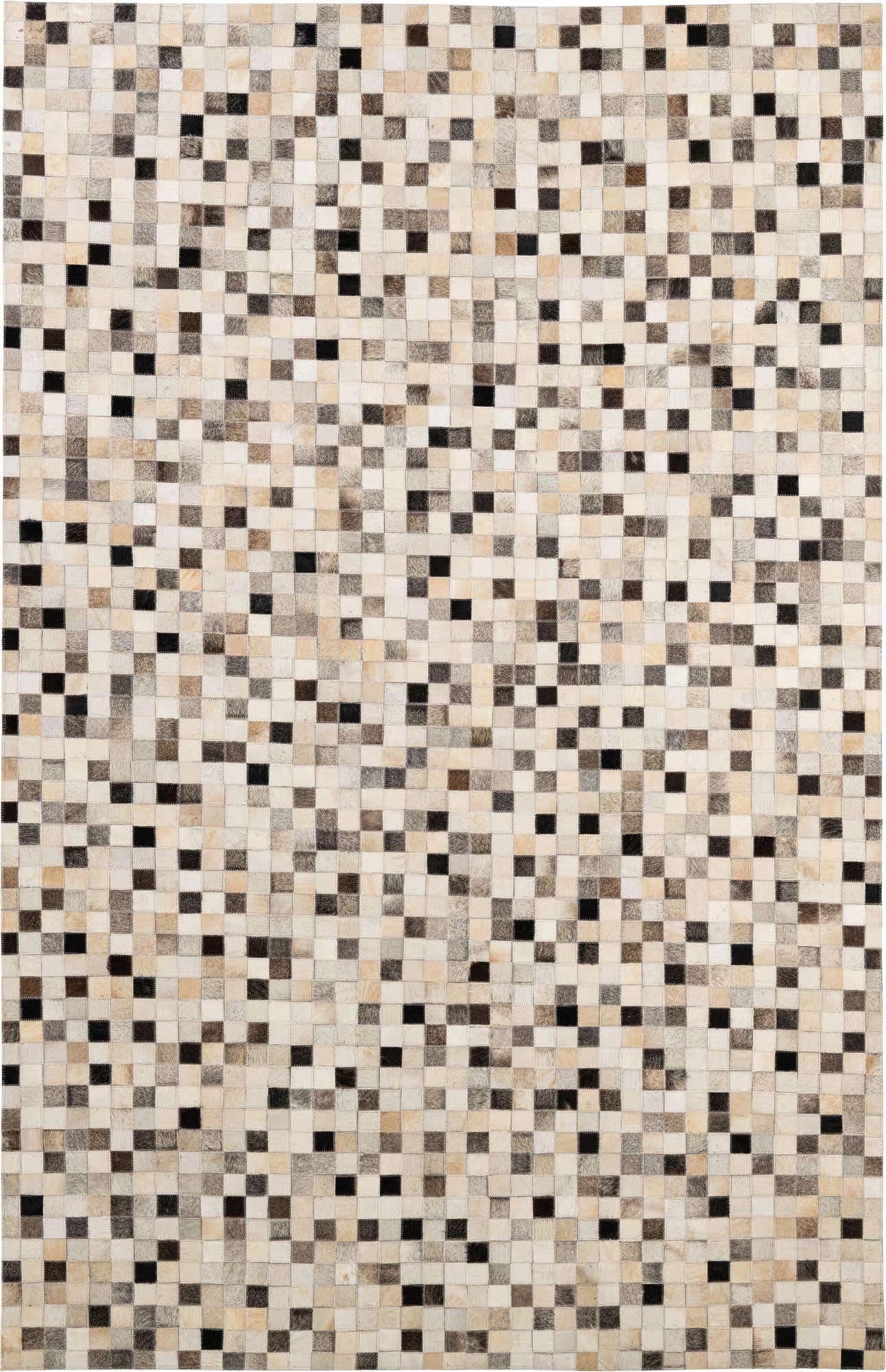 5' 1 x 7' 11 Cowhide - Patchwork Rug