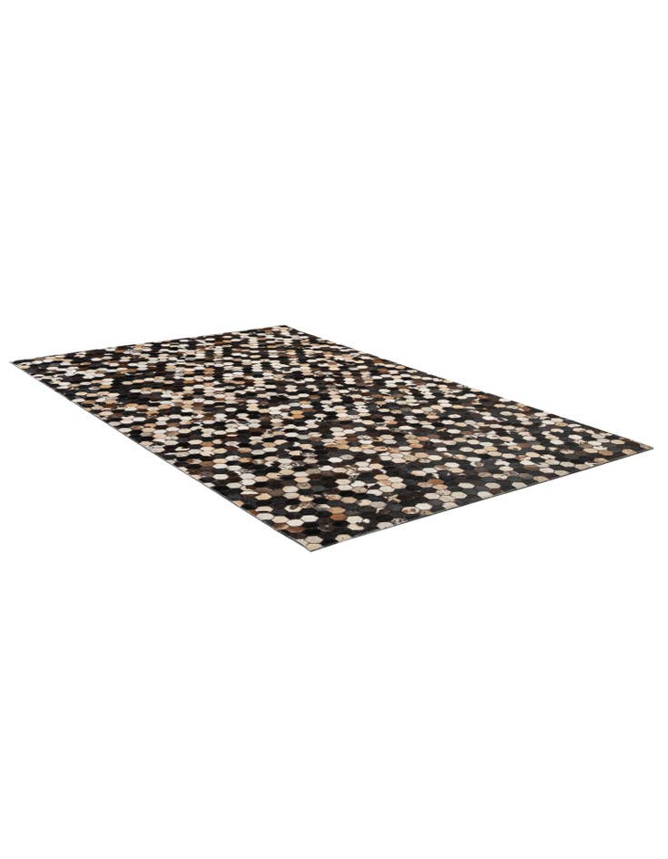 Detail image of 5' x 8' 1 Cowhide - Patchwork Rug