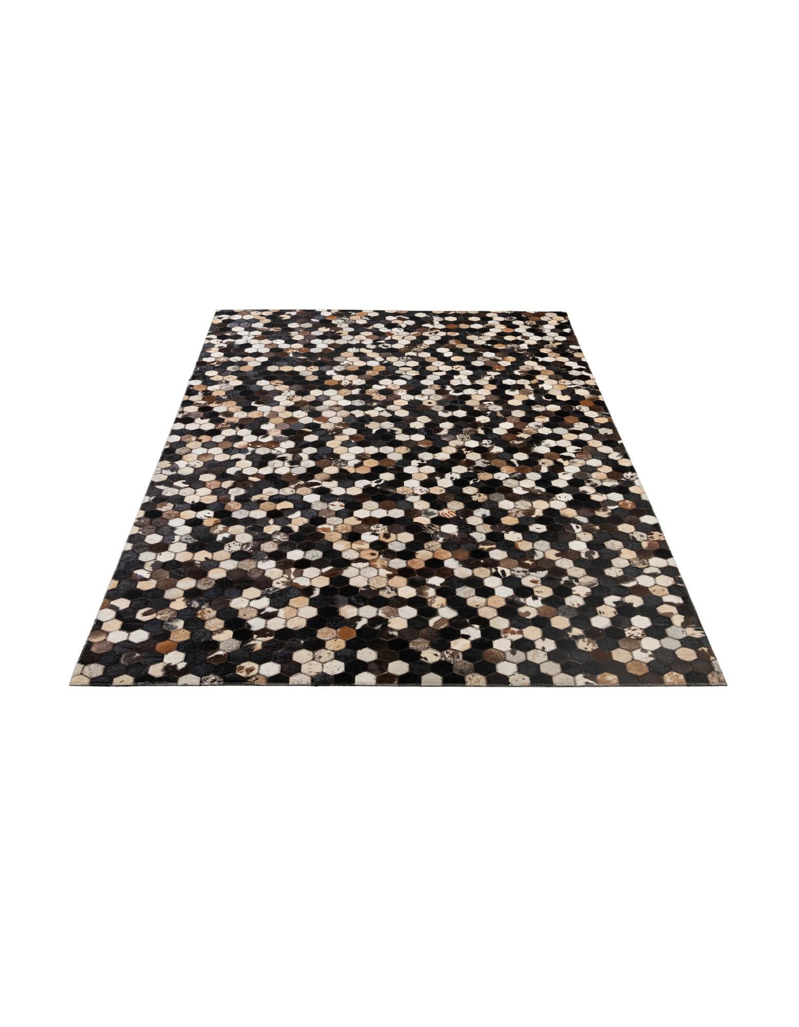 5' x 8' 1 Cowhide - Patchwork Rug