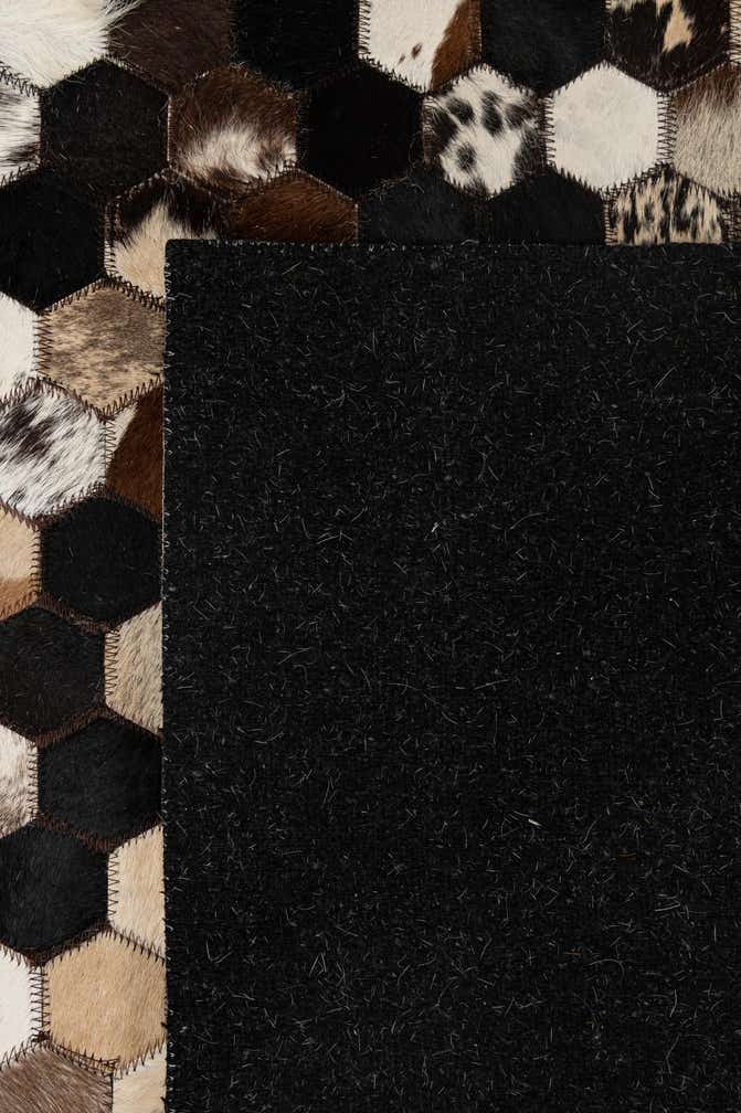 5' x 8' 1 Cowhide - Patchwork Rug