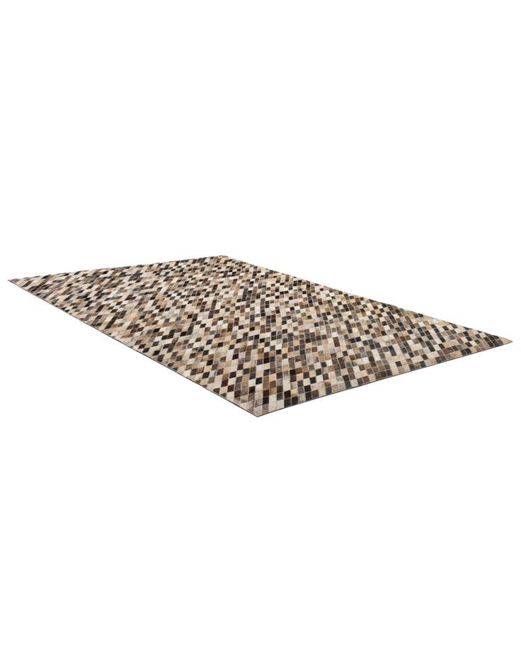 Detail image of 5' 1 x 7' 11 Cowhide - Patchwork Rug