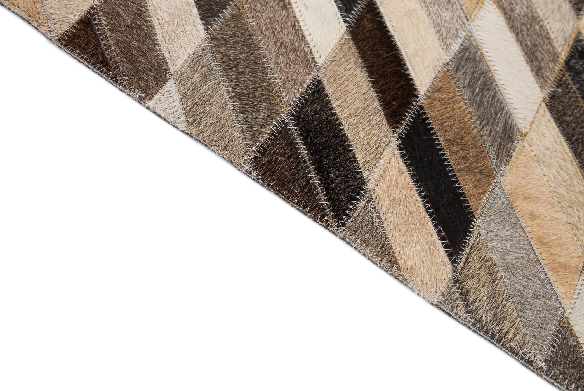 5' 1 x 7' 11 Cowhide - Patchwork Rug