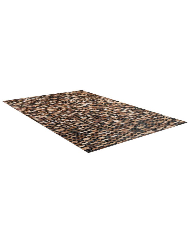 Detail image of 5' 3 x 7' 11 Cowhide - Patchwork Rug