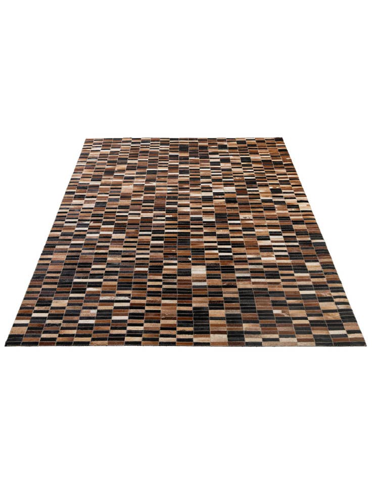 Detail image of 5' 3 x 7' 11 Cowhide - Patchwork Rug