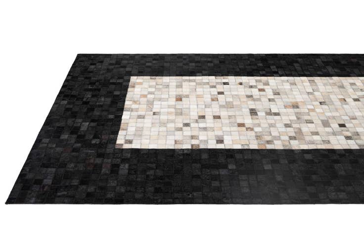 Detail image of 4' 11 x 7' 11 Cowhide - Patchwork Rug