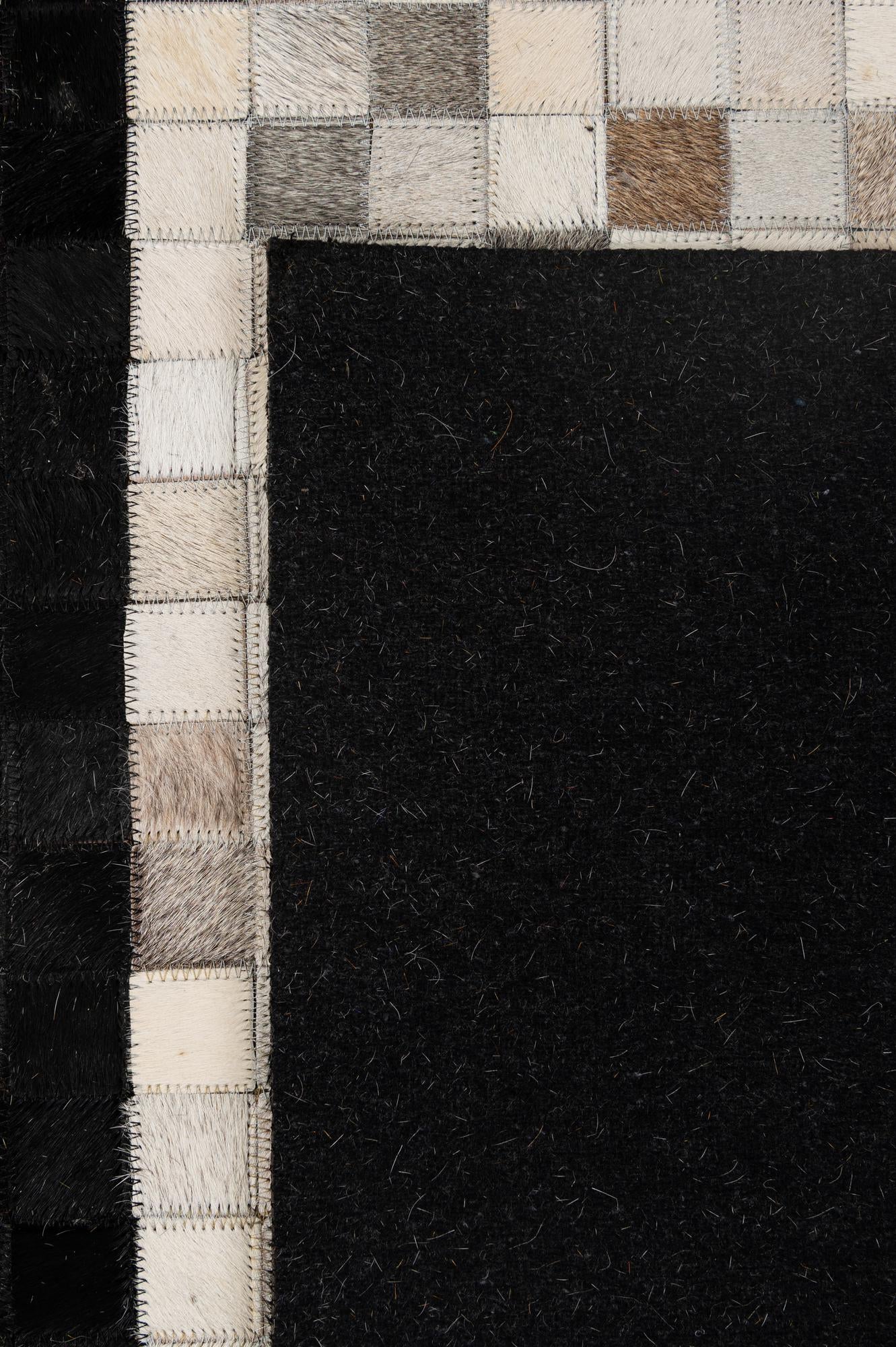 4' 11 x 7' 11 Cowhide - Patchwork Rug
