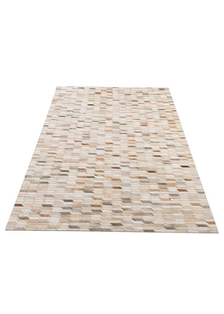 5' 1 x 8' 2 Cowhide - Patchwork Rug