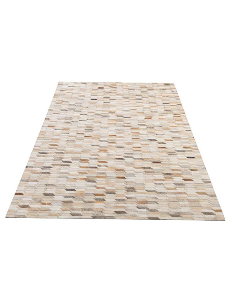 Detail image of 5' 1 x 8' 2 Cowhide - Patchwork Rug