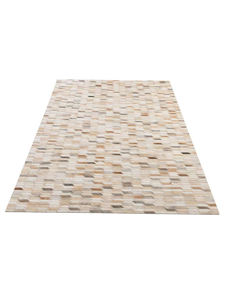 5' 1 x 8' 2 Cowhide - Patchwork Rug