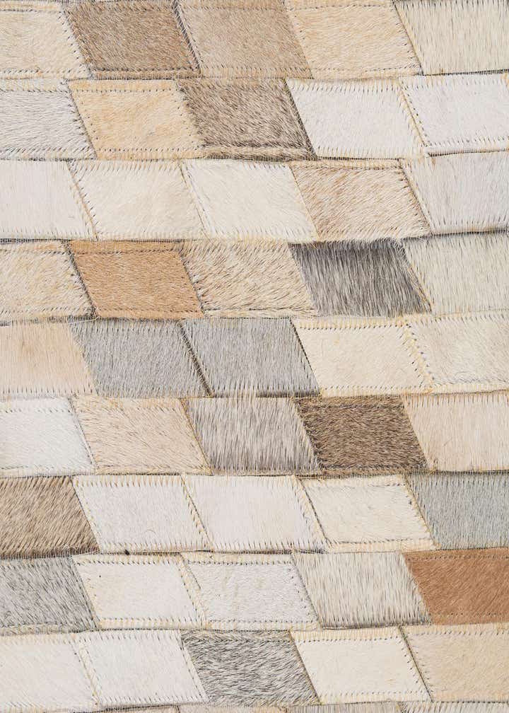 5' 1 x 8' 2 Cowhide - Patchwork Rug