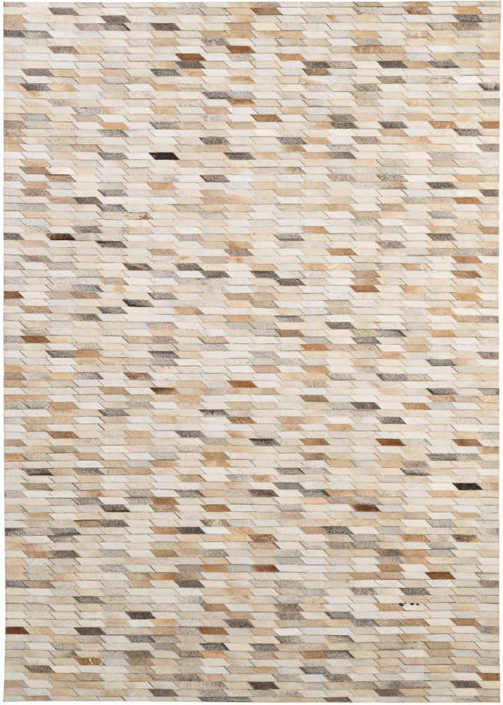 5' 1 x 8' 2 Cowhide - Patchwork Rug