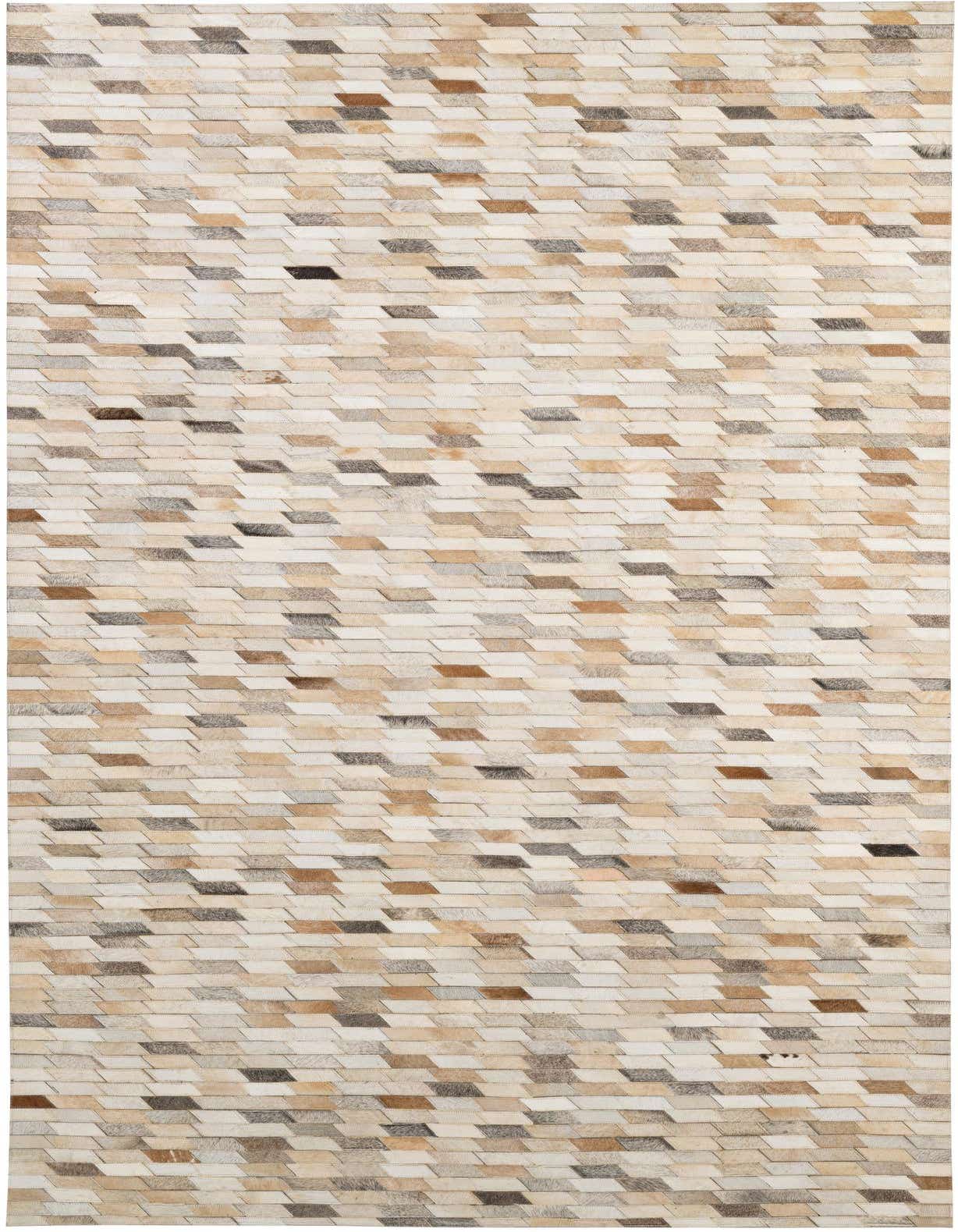 5' 1 x 8' 2 Cowhide - Patchwork Rug