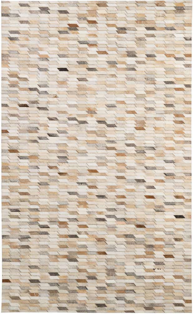 5' 1 x 8' 2 Cowhide - Patchwork Rug