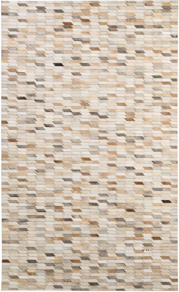 Detail image of 5' 1 x 8' 2 Cowhide - Patchwork Rug