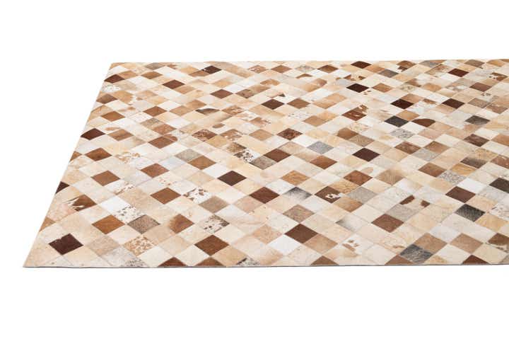 5' 1 x 8' Cowhide - Patchwork Rug