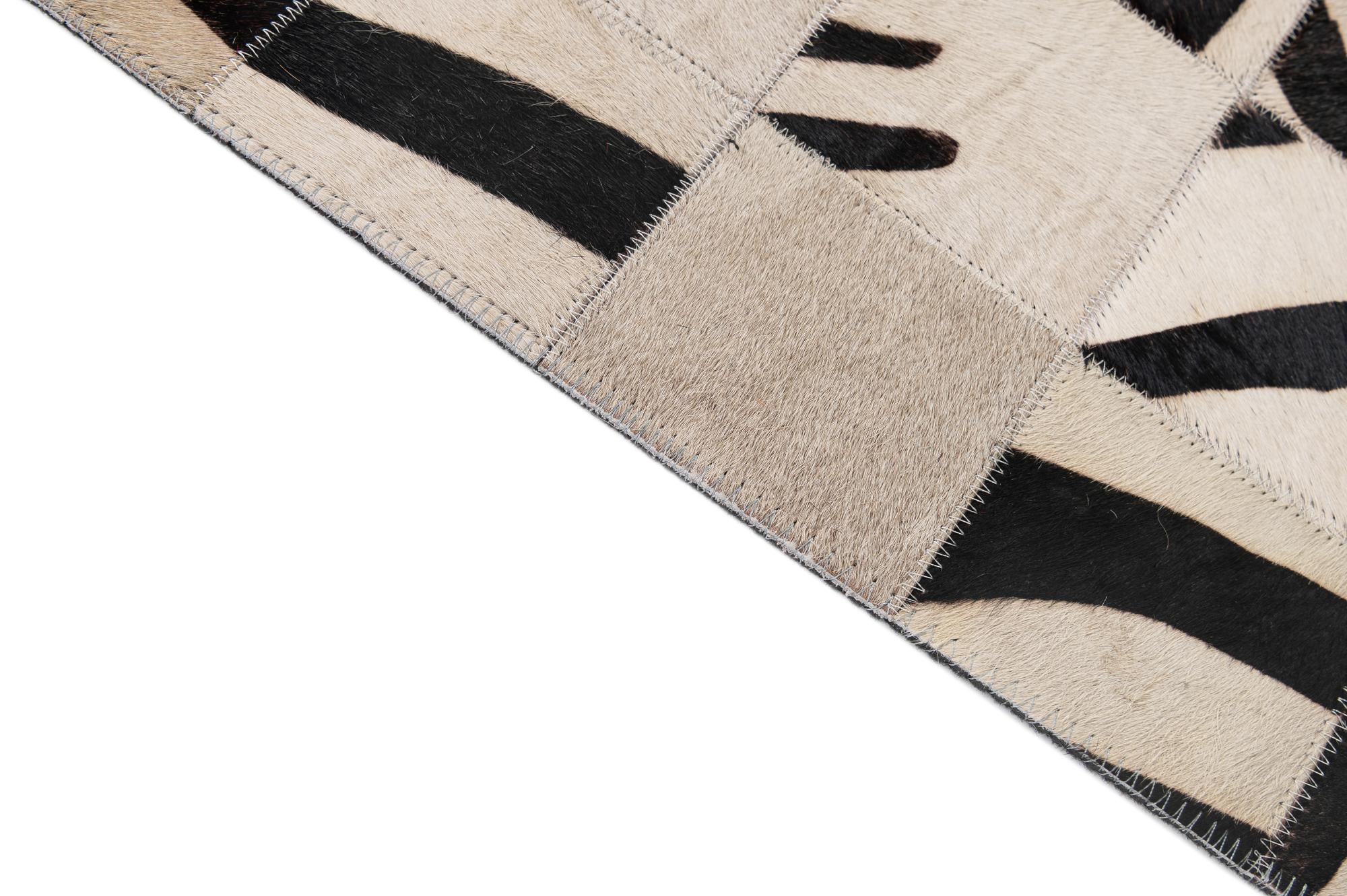 5' x 7' 10 Cowhide - Patchwork Rug
