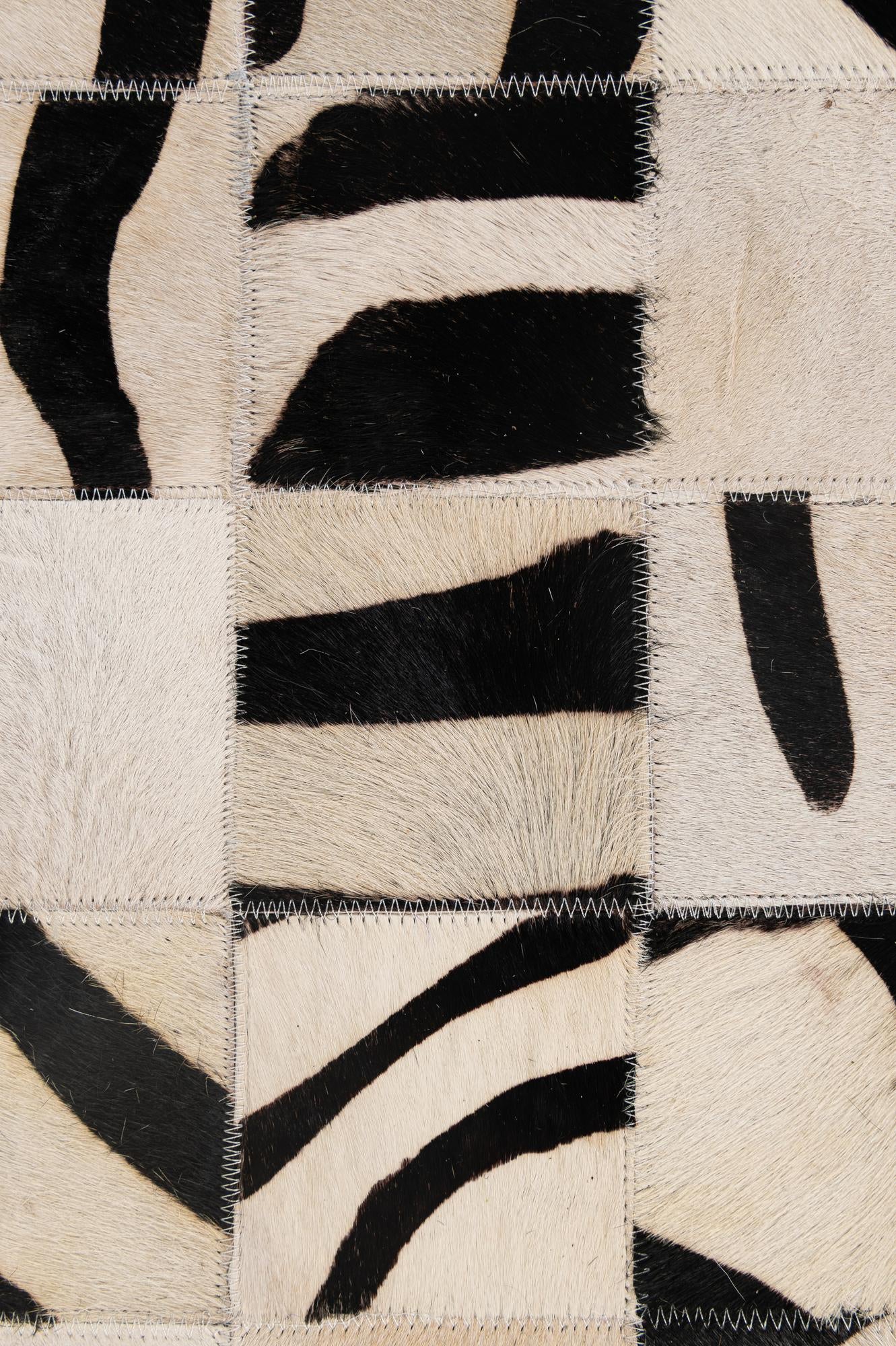 5' x 7' 10 Cowhide - Patchwork Rug