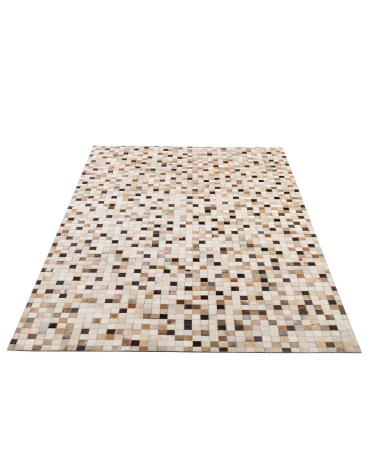 Detail image of 5' x 8' Cowhide - Patchwork Rug