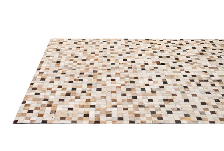 Detail image of 5' x 8' Cowhide - Patchwork Rug