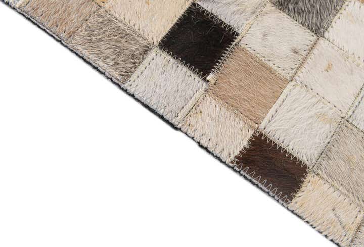 5' x 8' Cowhide - Patchwork Rug