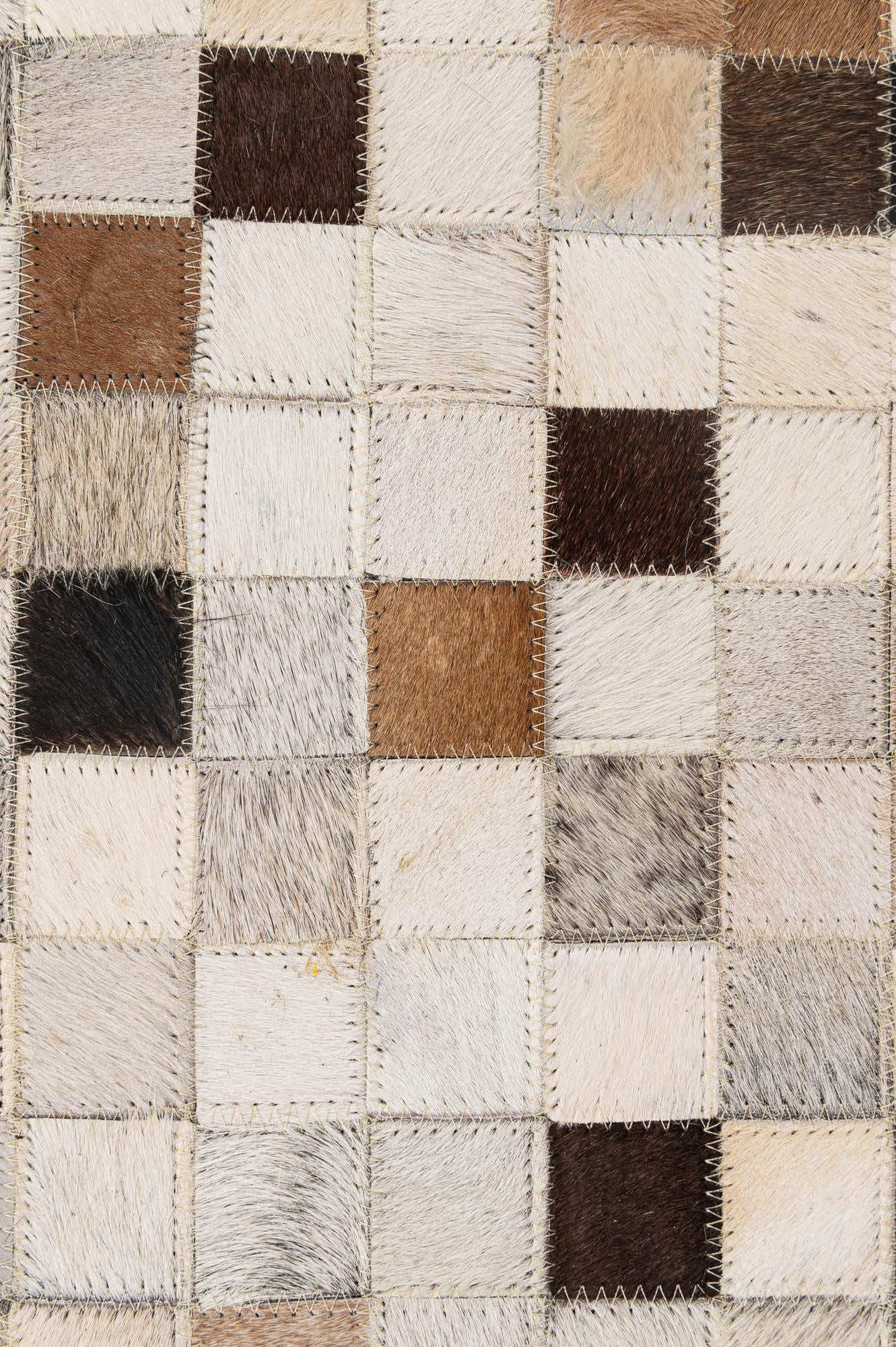 5' x 8' Cowhide - Patchwork Rug