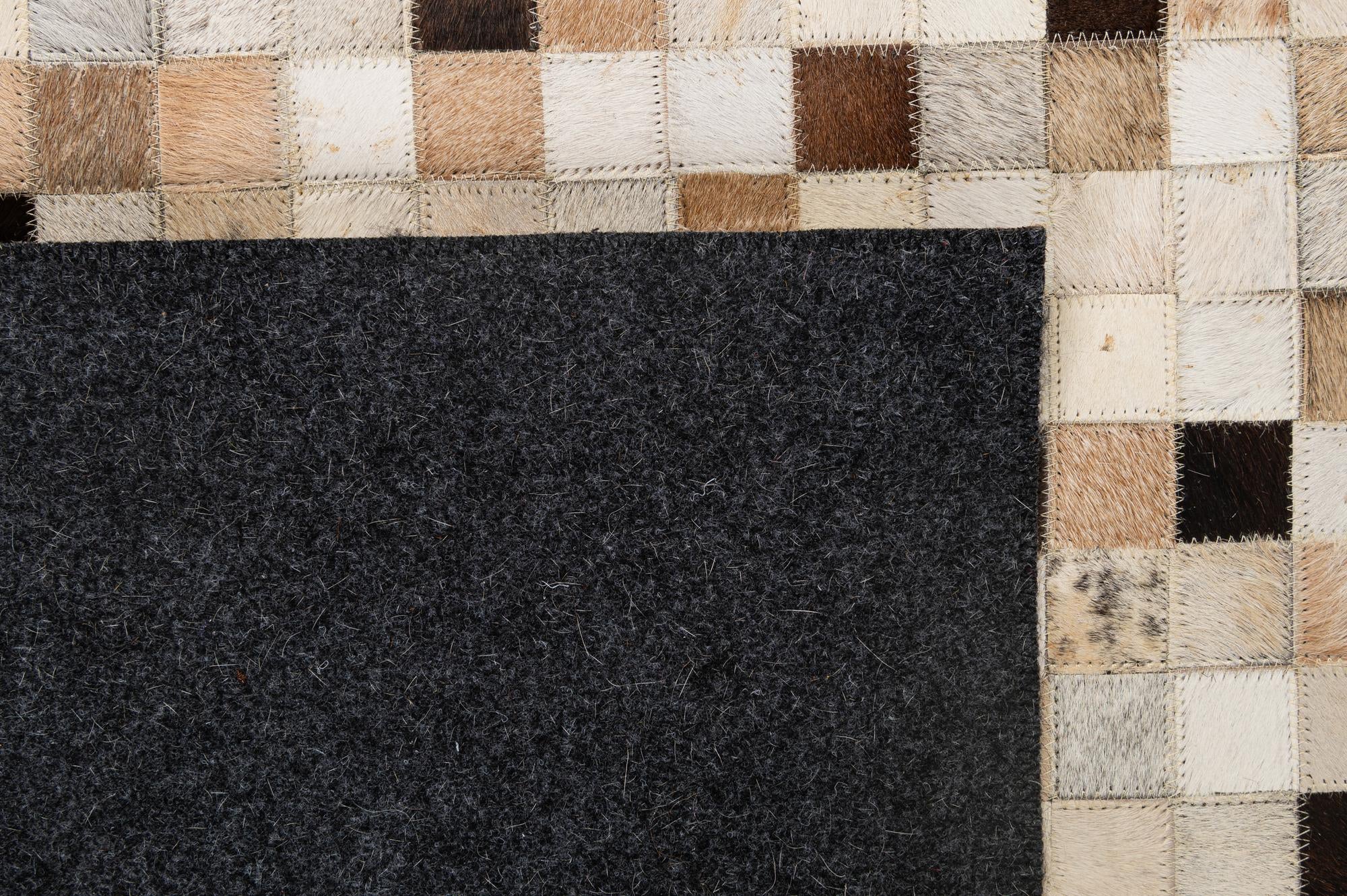 5' x 8' Cowhide - Patchwork Rug