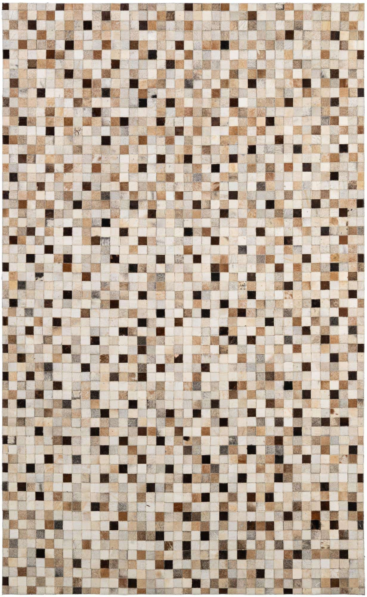 5' x 8' Cowhide - Patchwork Rug