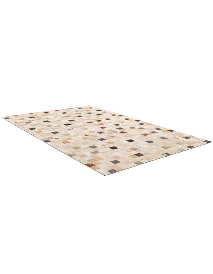 5' 1 x 8' 1 Cowhide - Patchwork Rug